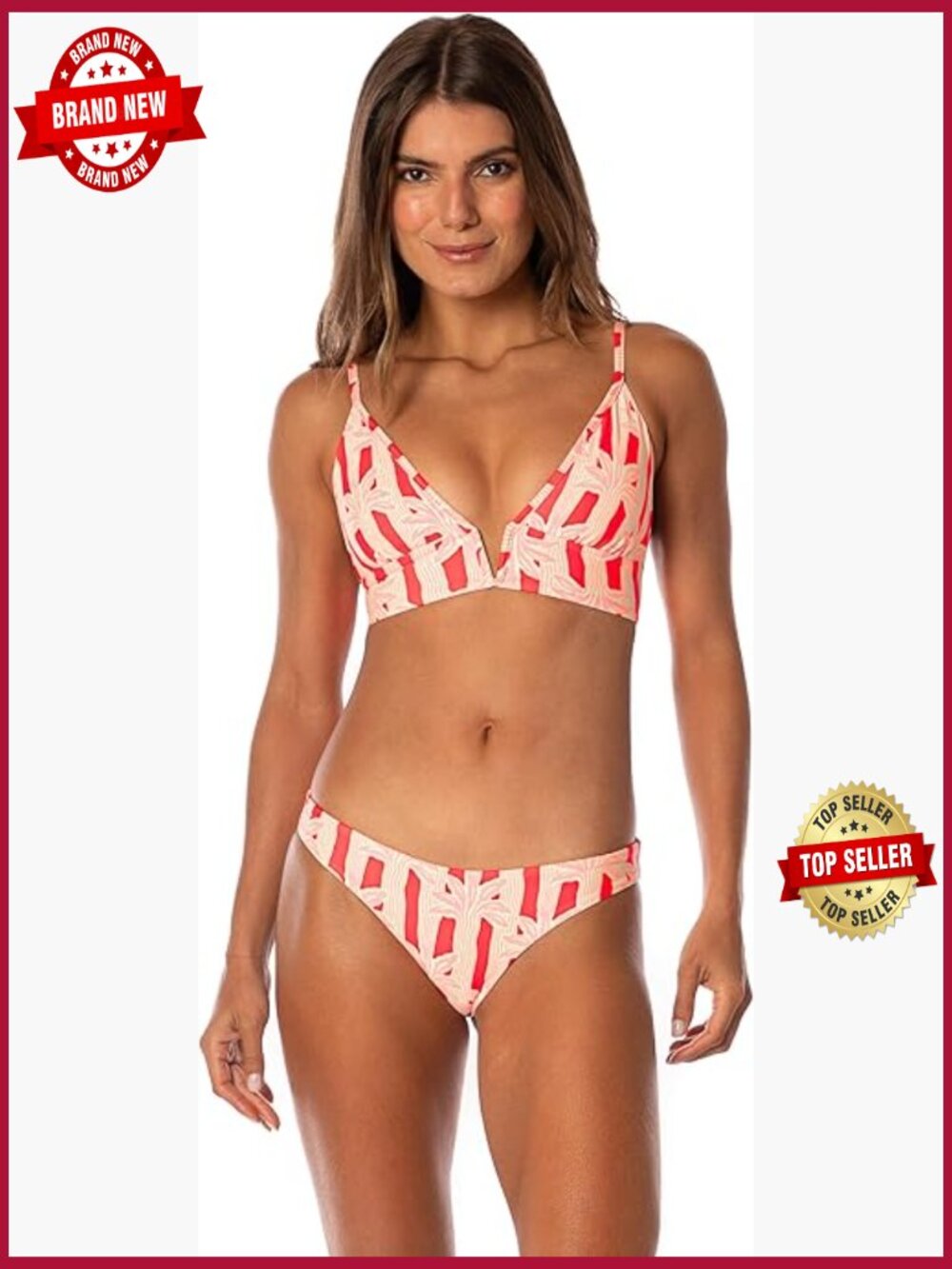 Reversible Bikini Top with Adjustable Straps